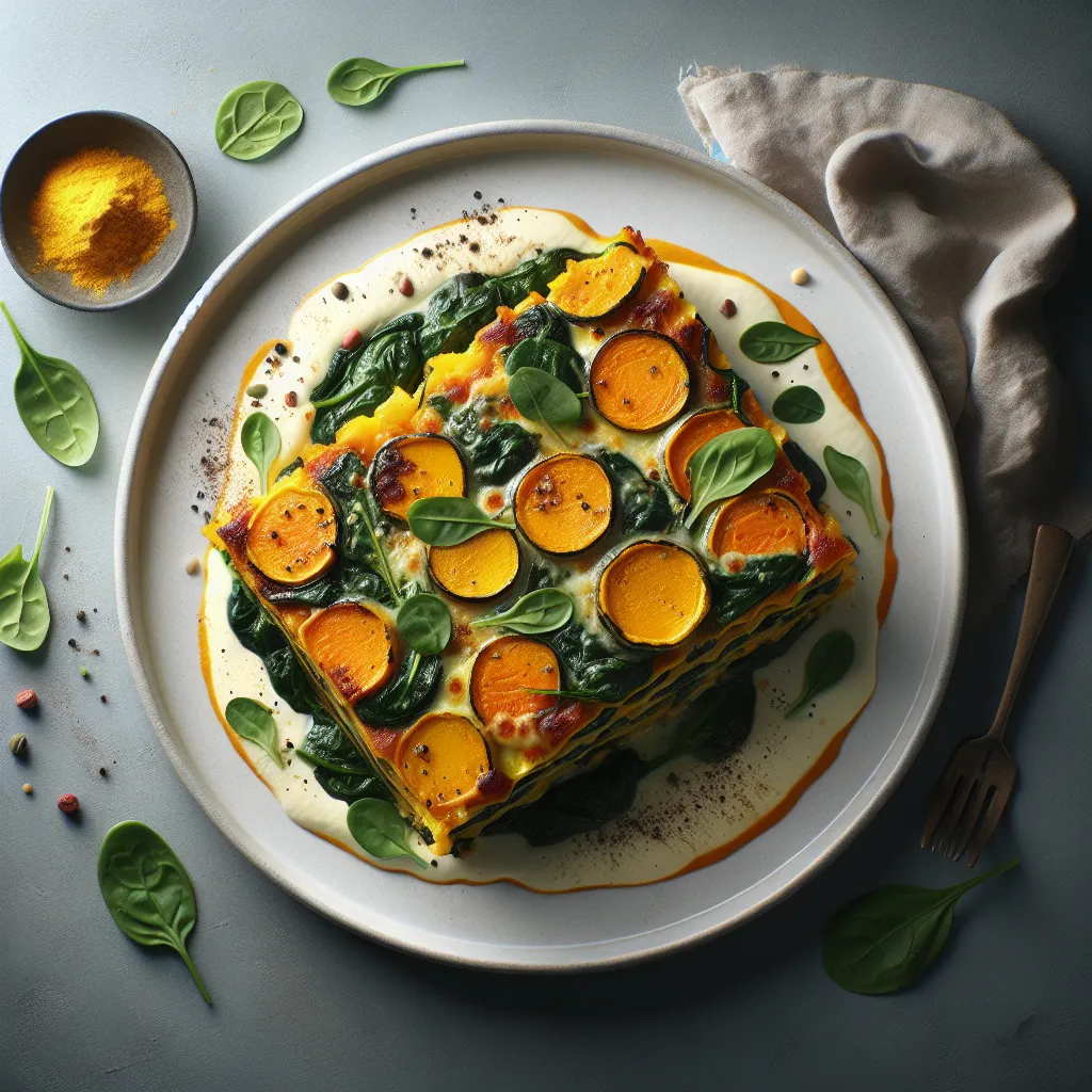 Winter Squash and Spinach Lasagna
