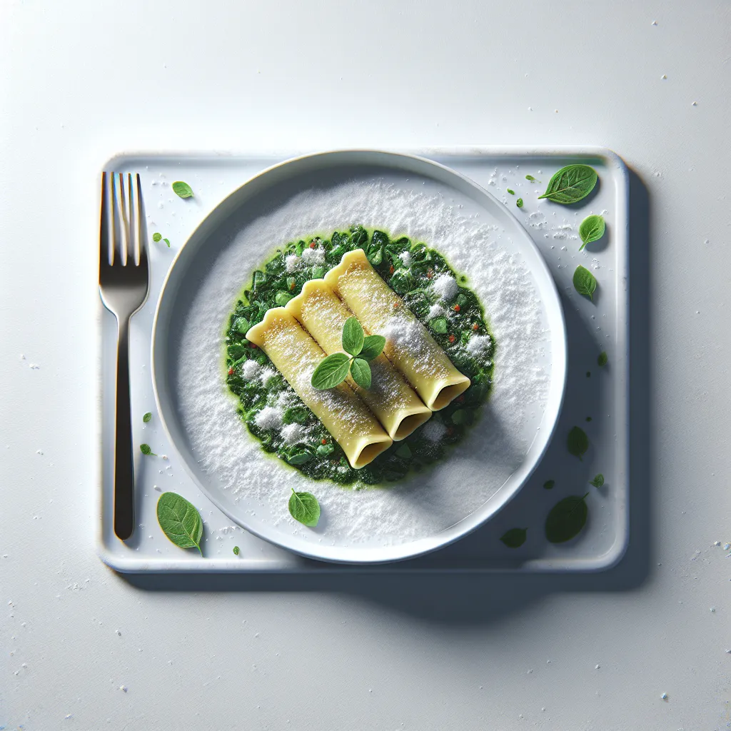 Cannelloni with Spinach and Mint