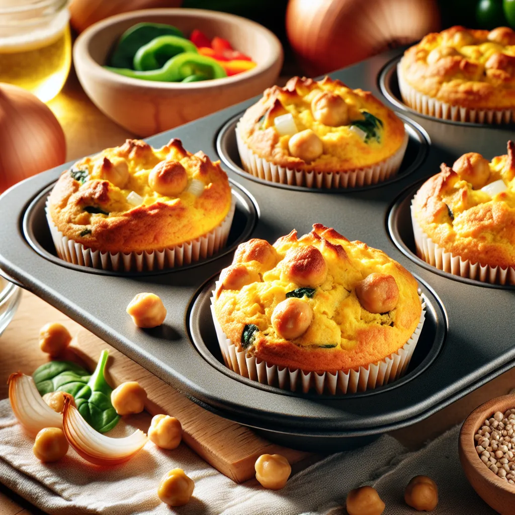 Chickpea Frittata Muffins
