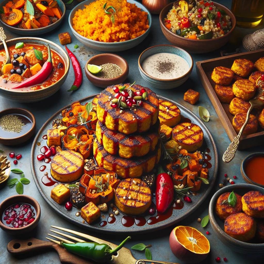 Golden Tofu Cakes with Homemade Sweet Chili Sauce