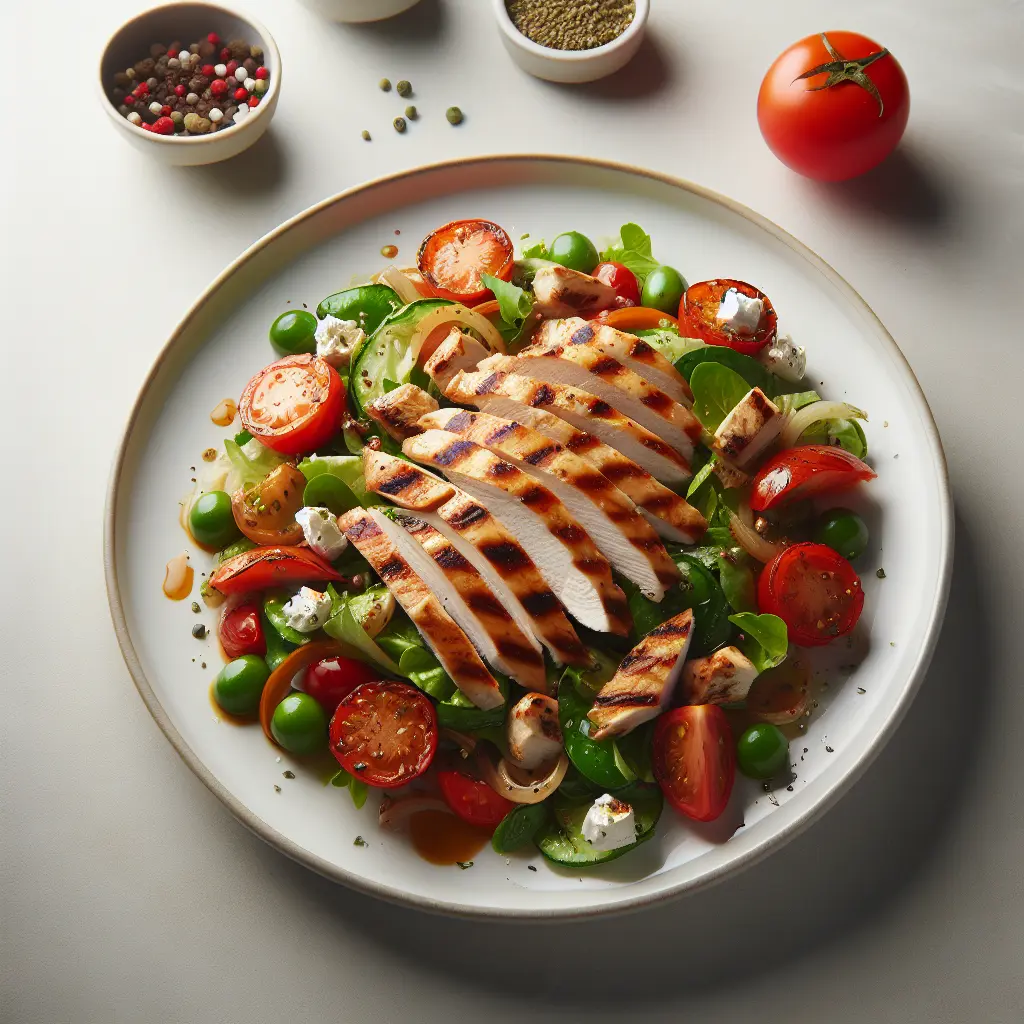 Mediterranean Grilled Chicken Salad