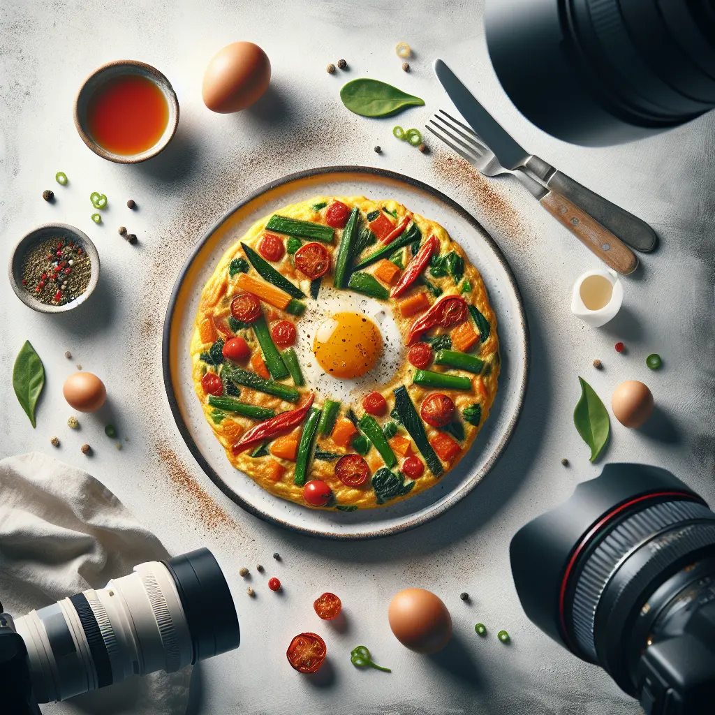 Omelette grecque aux légumes