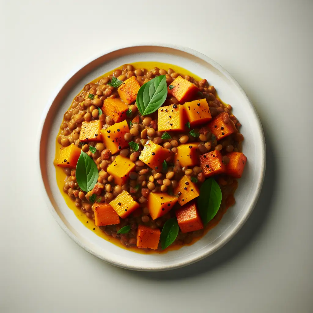 Butternut Squash and Lentil Stew
