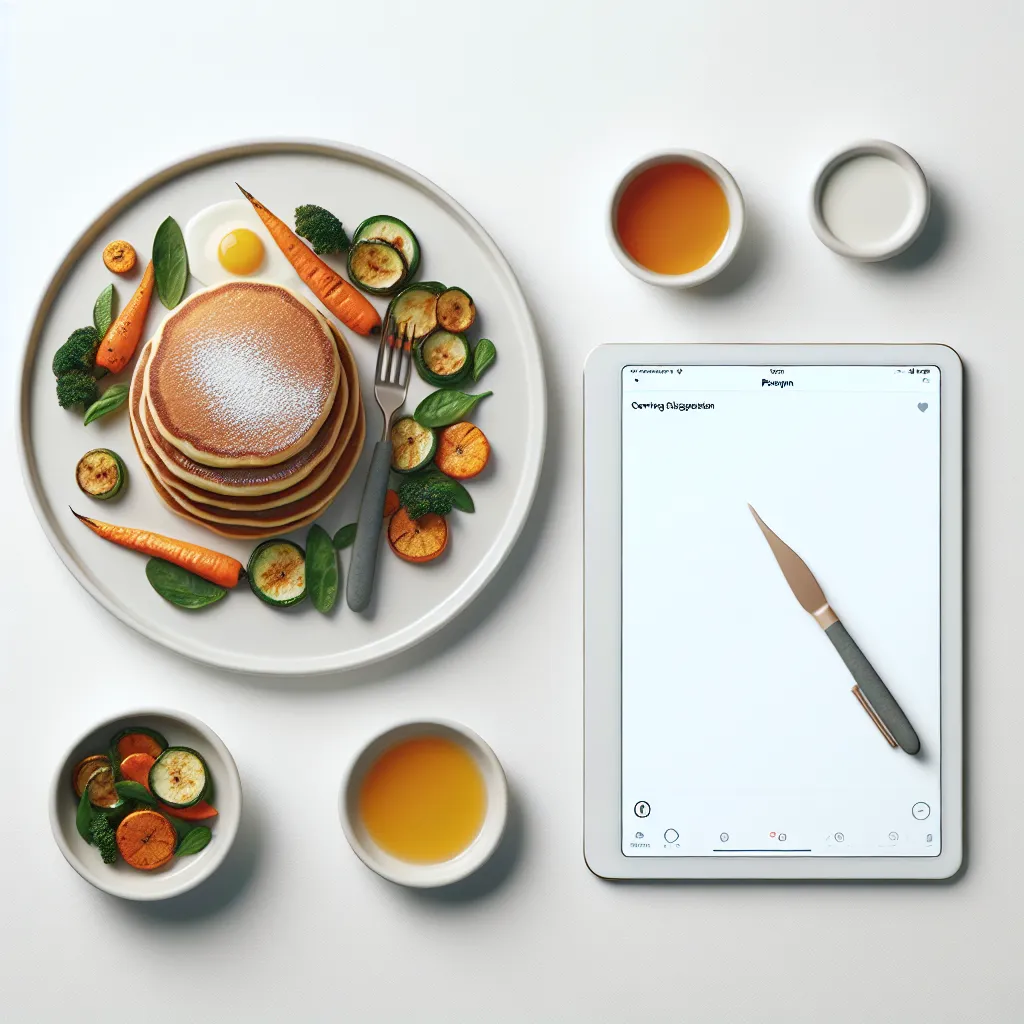 Savory Flapjacks with Roasted Vegetables