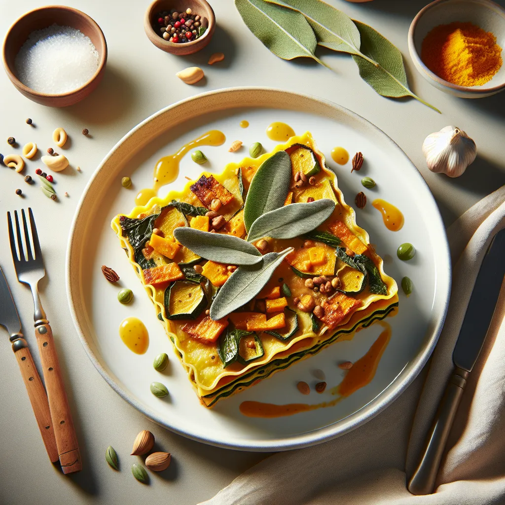 Squash and Chestnut Lasagna