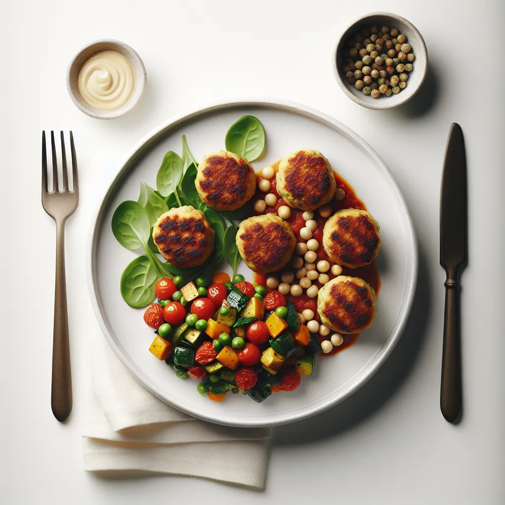 Tofu Meatballs with Ratatouille