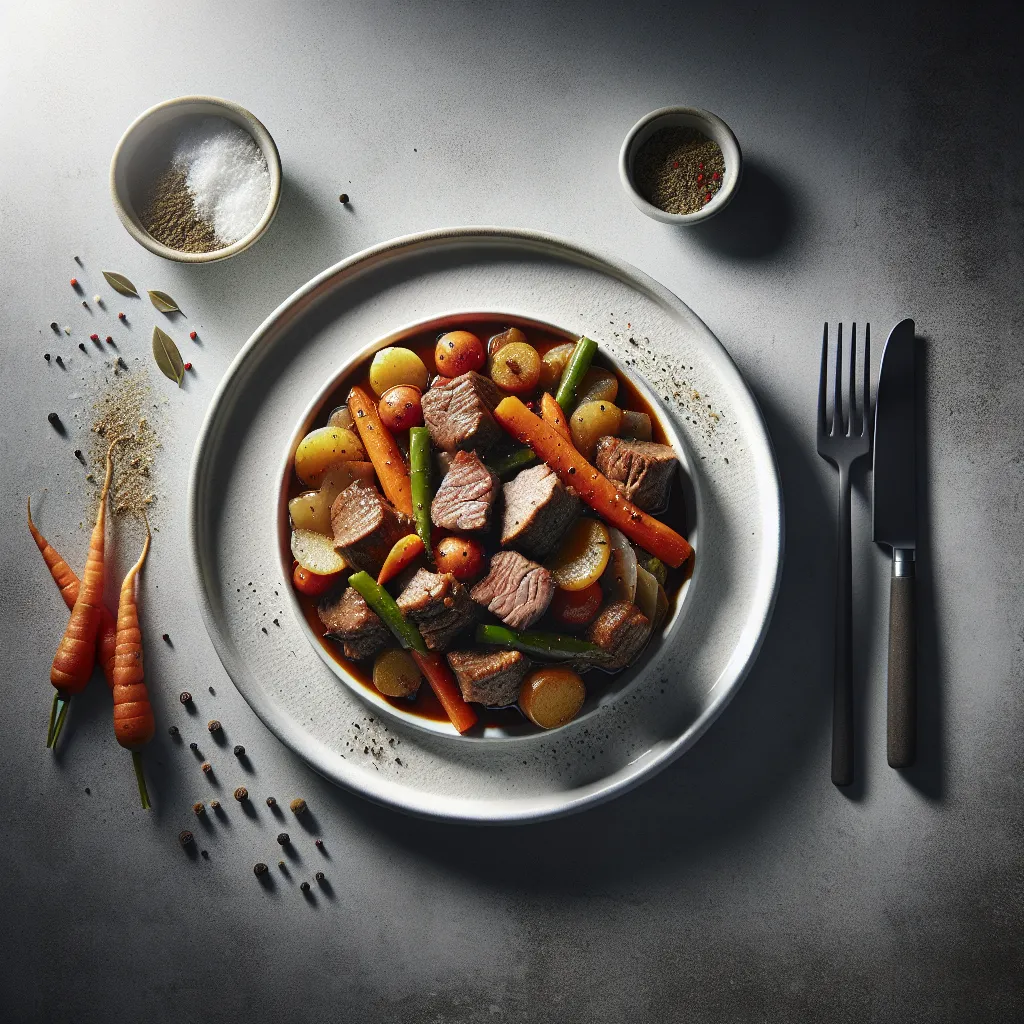 Wild Boar Stew with Root Vegetables